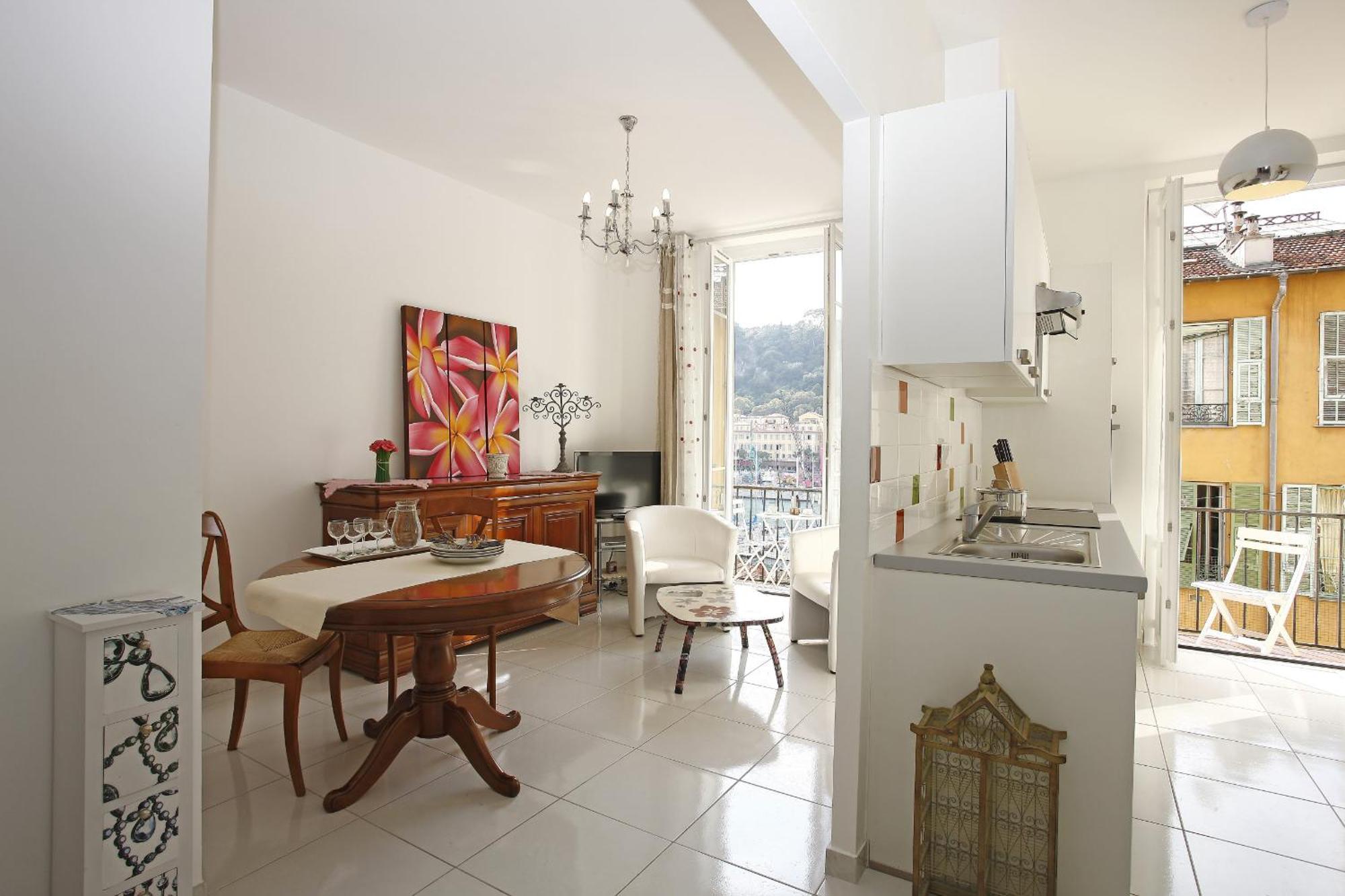 Aigue-Marine - Superbe Appartement Vue Mer 4 Personnes Au Port De Nice Exterior photo